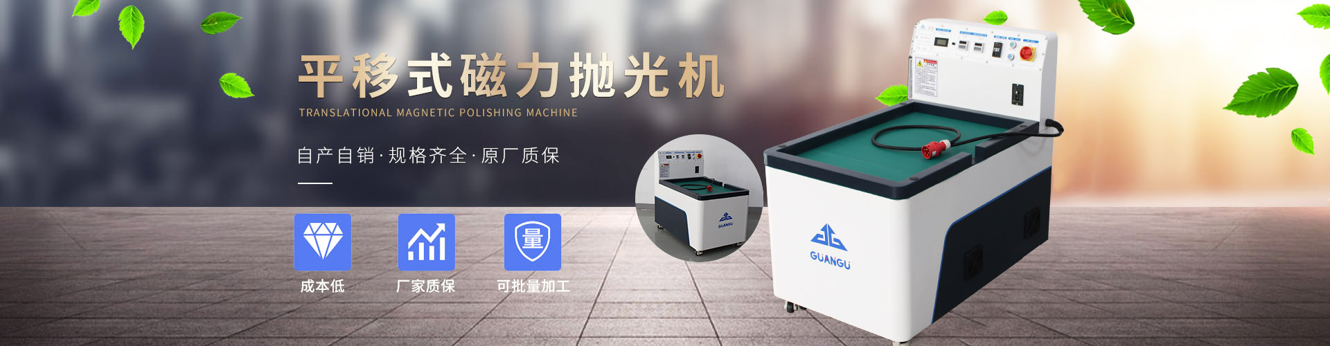 th平移式磁力拋光機